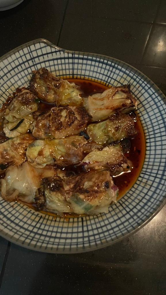 Dumplings in Spicy Sauce