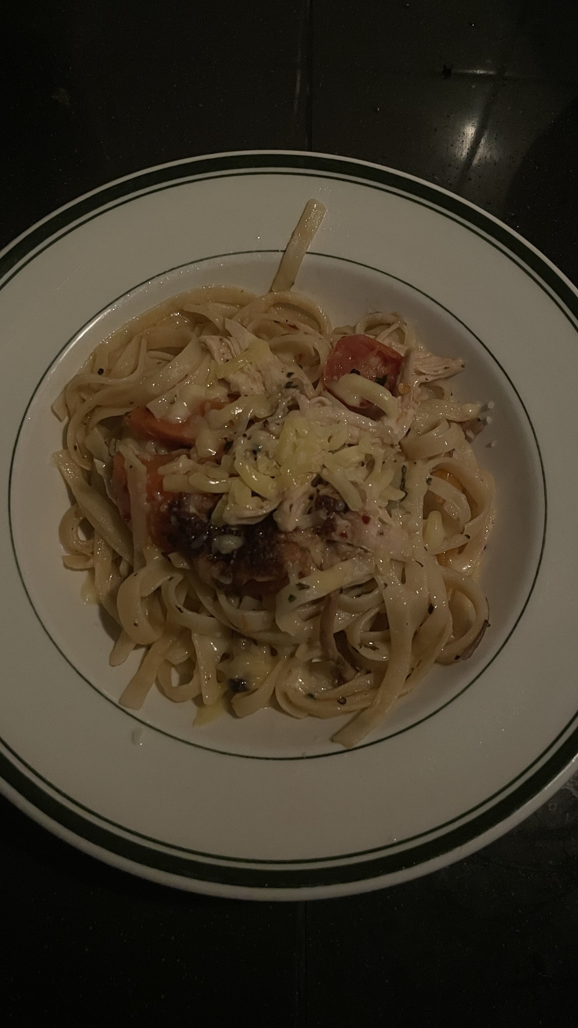 Spicy Chicken Aglio Olio